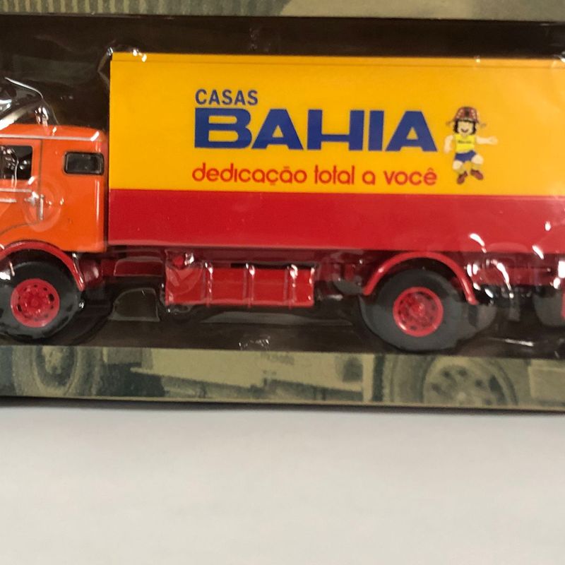 Miniatura Caminhões Brasileiros Casas Bahia Mercedes-Bens