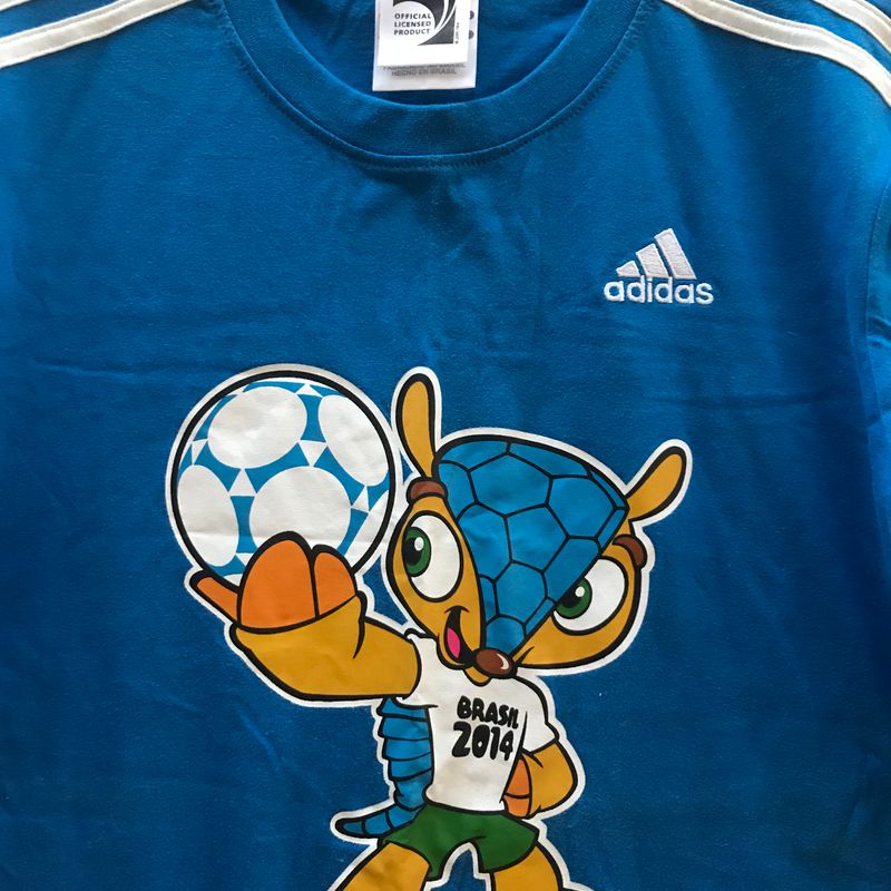Camisa Adidas Copa 2014 Brasil Oficial Licenciada Oferta Camisa Masculina Adidas Usado 72674071 enjoei