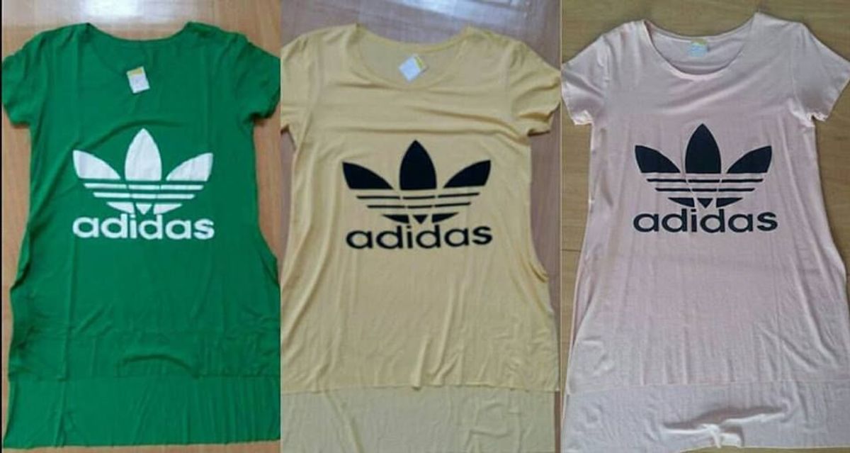 camiseta adidas feminina verde