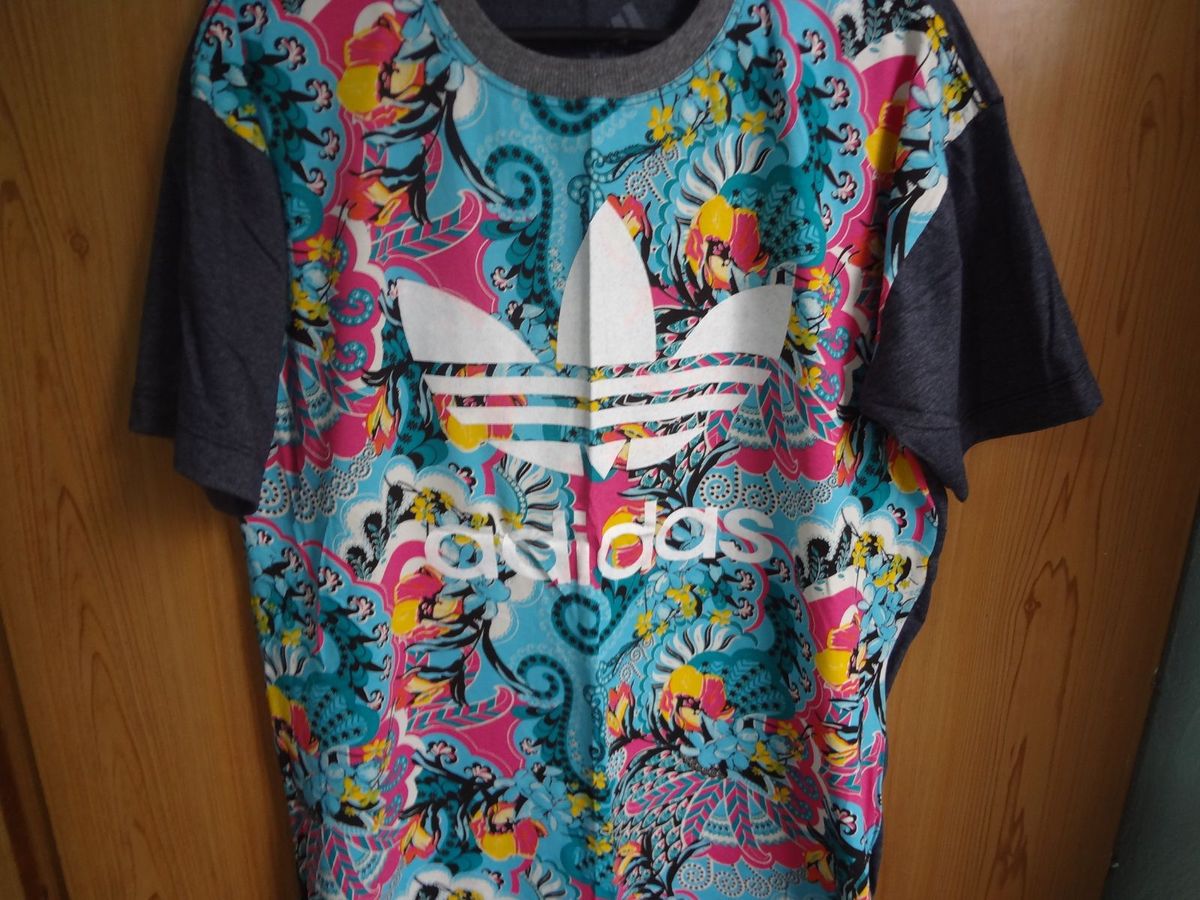 blusa adidas florida masculina