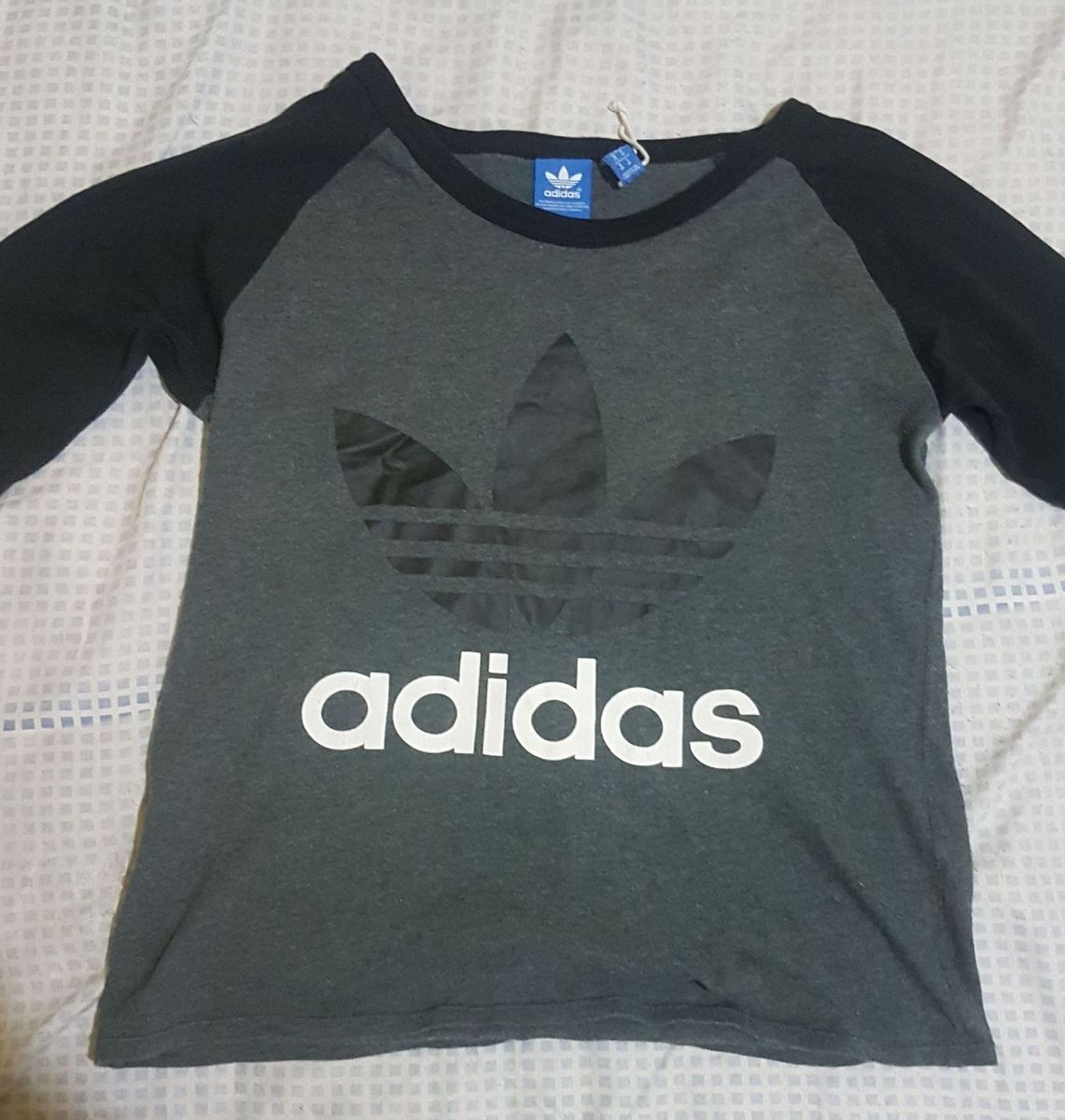 camiseta manga longa adidas originals