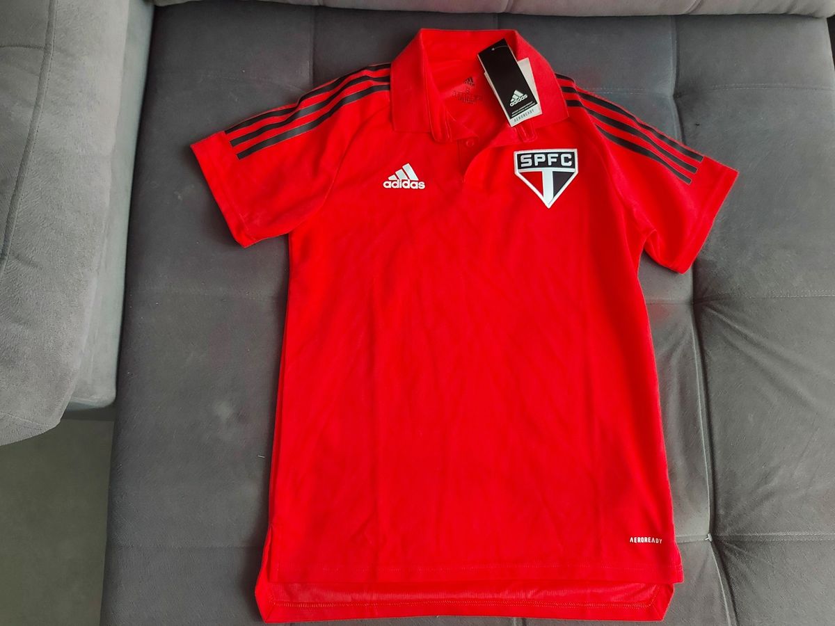 Camisa polo viagem hot sale sao paulo adidas