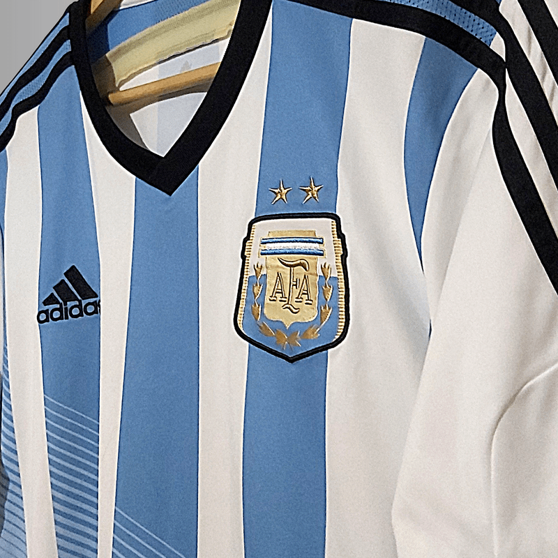 Camisa Adidas Seleção Argentina 2014 - Modelo 1 Titular - Tamanho G, Camisa  Masculina Adidas Usado 89845156