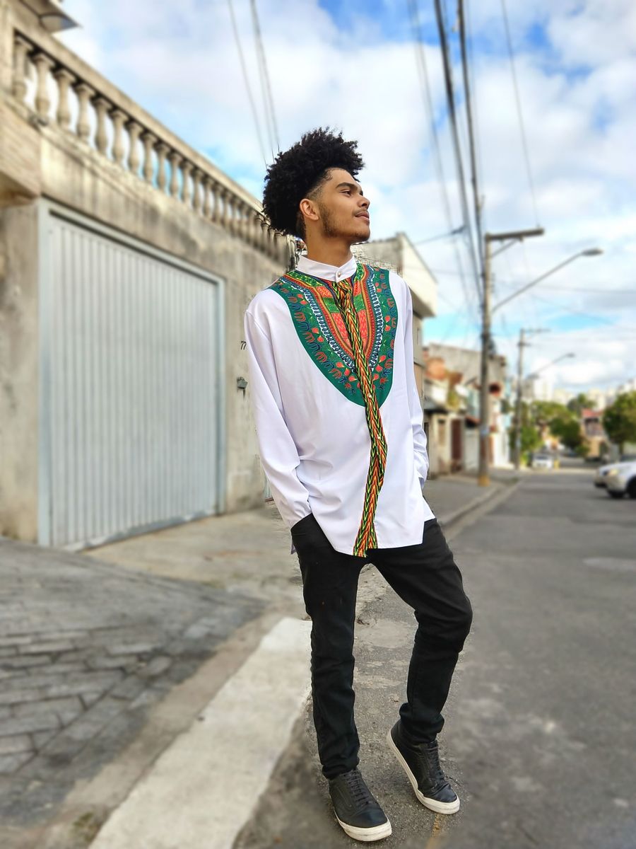 camisas afros masculinas