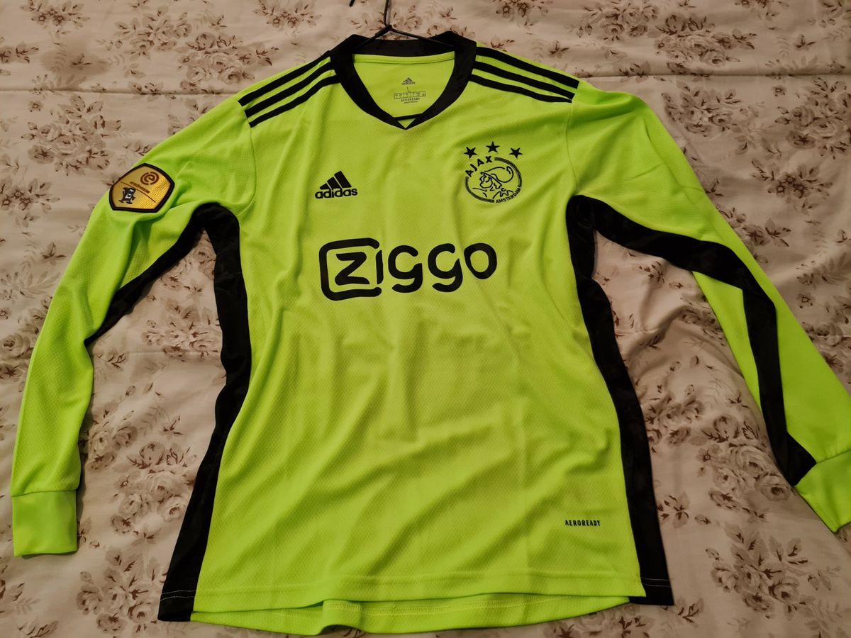 Camisa Ajax Goleiro 20 21 G Stekelemburg 1 Manga Longa Nunca Usado 89776732 enjoei