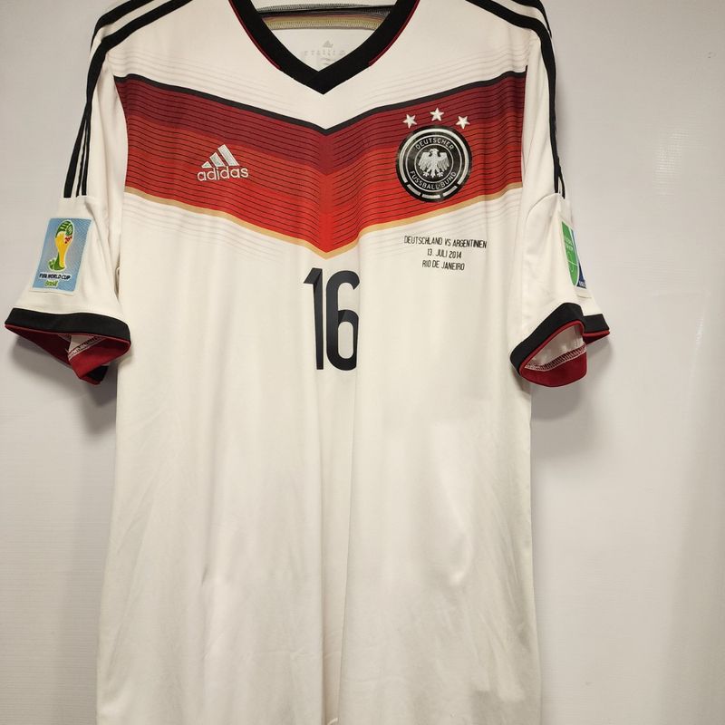 Camisa Alemanha Home 14-15 Lahm 16 Final Copa 2014 Oficial