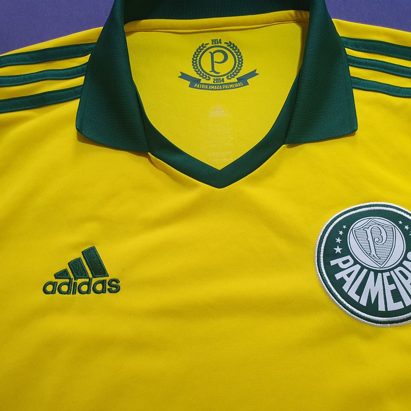 Camisa best sale amarela palmeiras