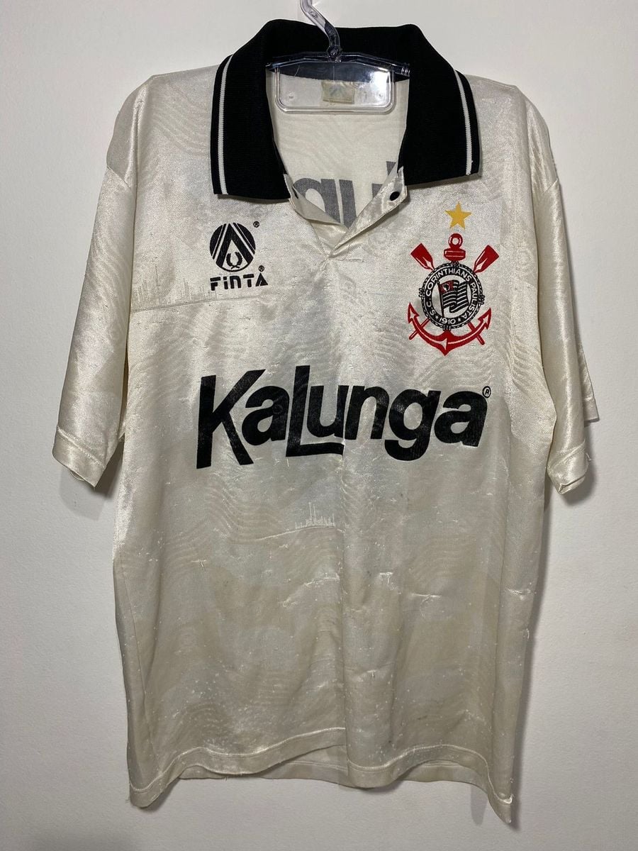 Camisa Antiga Corinthians 1994 Original Finta G Kalunga | Camiseta ...
