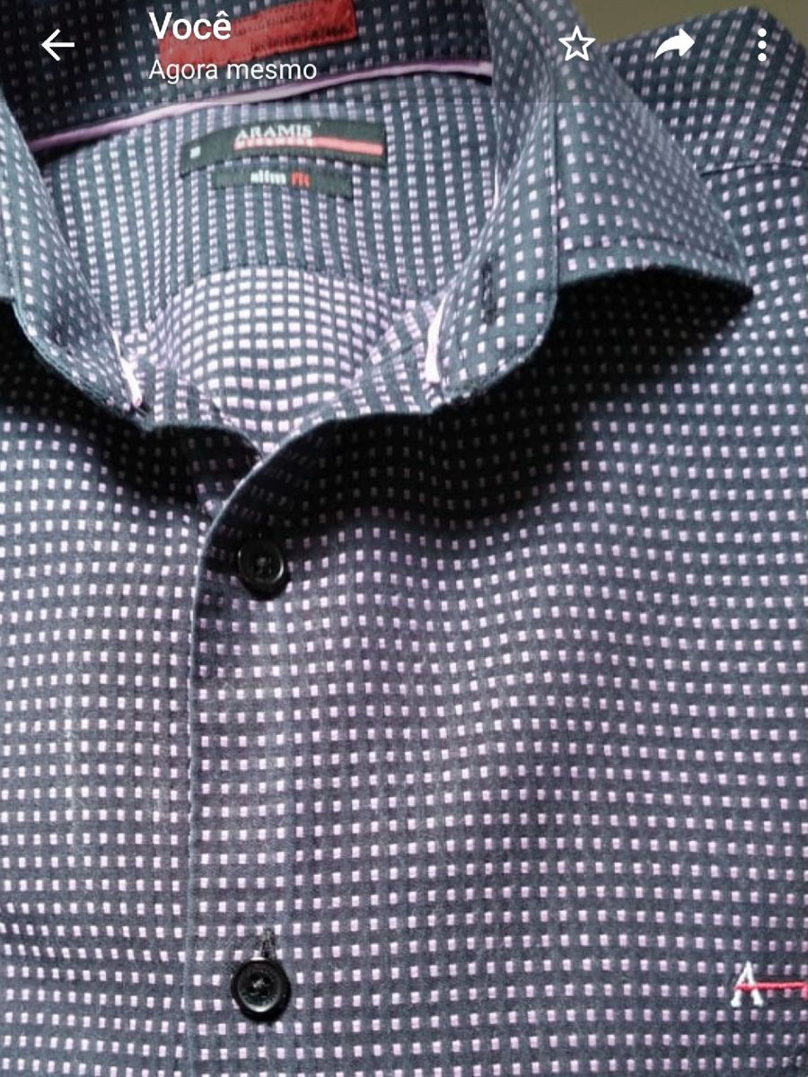 marca de camisa masculina aramis