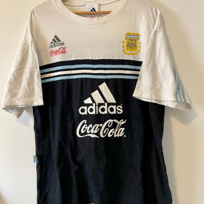 Camisa Argentina Copa 2002 de Treino Oficial Dos Atletas | Roupa Esportiva  Masculino Adidas Usado 71308345 | enjoei