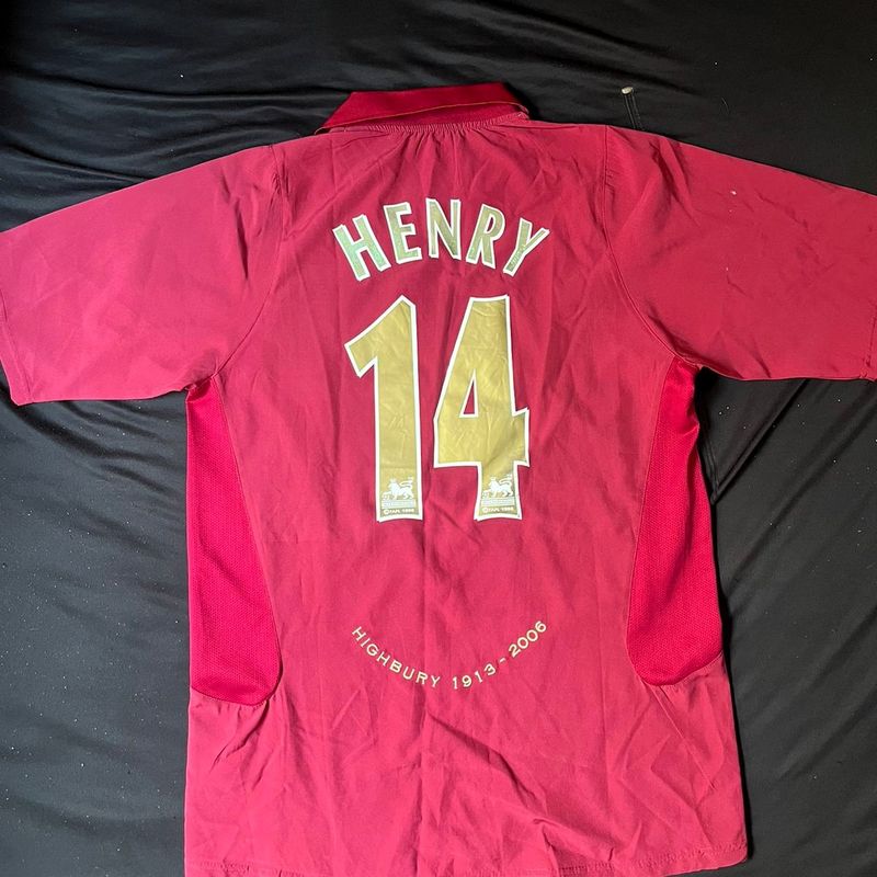 Camisa Arsenal 05/06 Henry #14 Nike Tam G | Nike Sportswear Usado