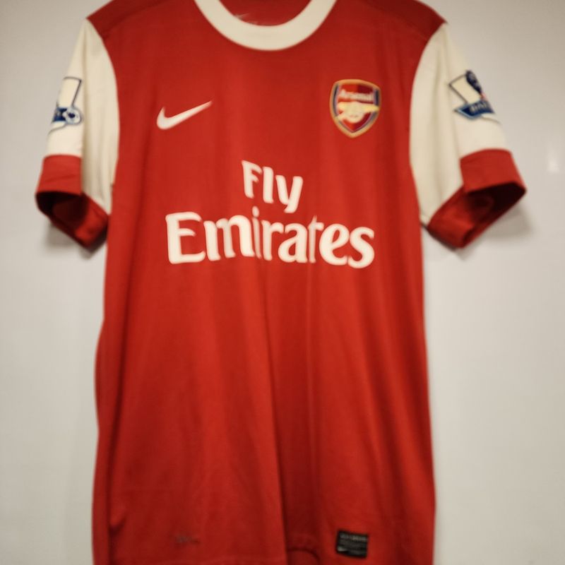 Camisa Arsenal Home 10-11 Fabregas 4 Premier League Importada