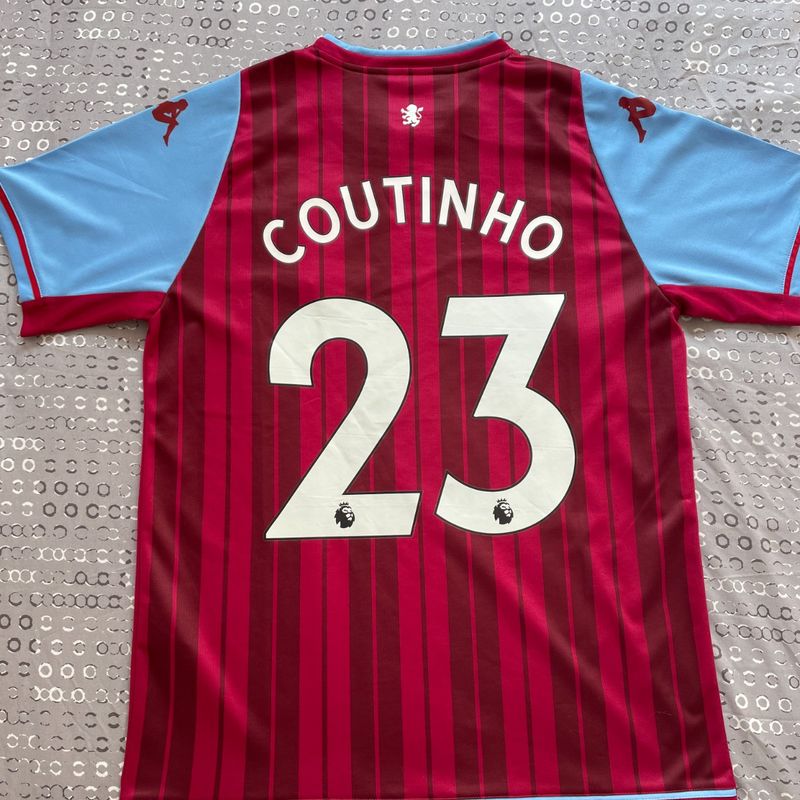 kappa Aston Villa ユニフォーム COUTINHO 23 Camisa Aston Villa Coutinho 23 | Kappa Usado 107481422 | enjoei