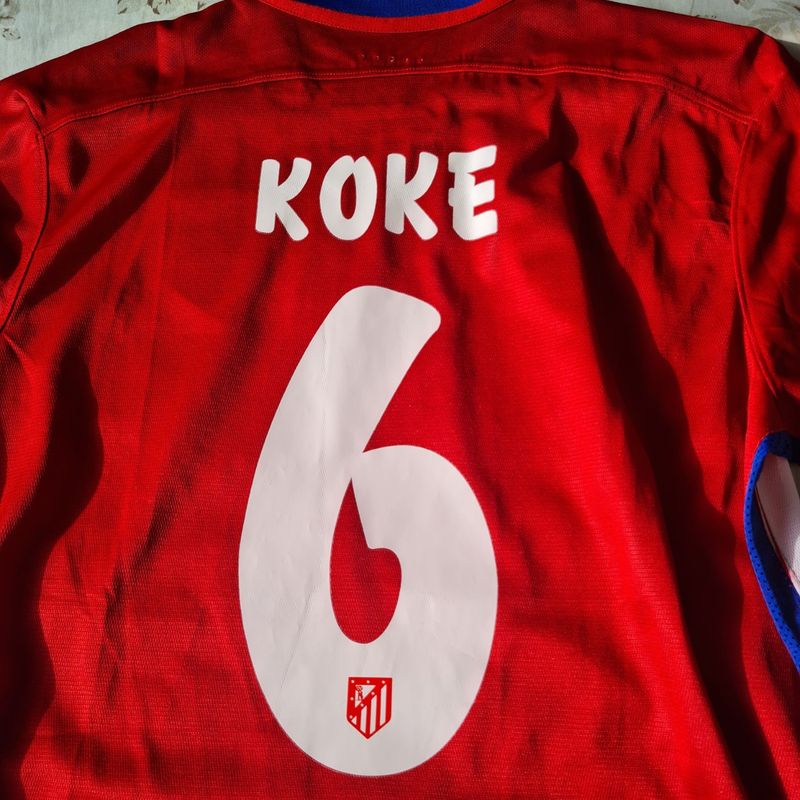Camisa Atletico de Madrid Home 15-16 G Koke Nike Nunca Usado