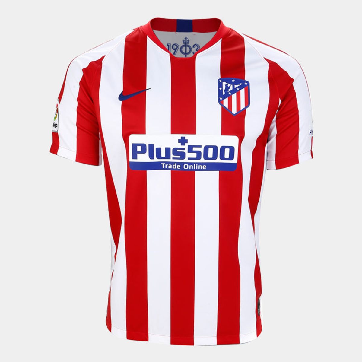 Camisa Atlético Madrid Home 19/20 S/nº Torcedor Nike Masculina Vermelho