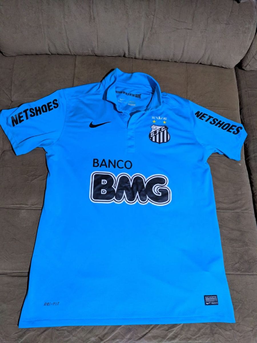 camisa santos nike 2012 azul
