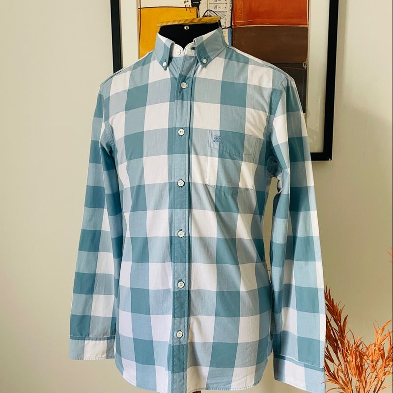 Burberry hotsell camisa azul