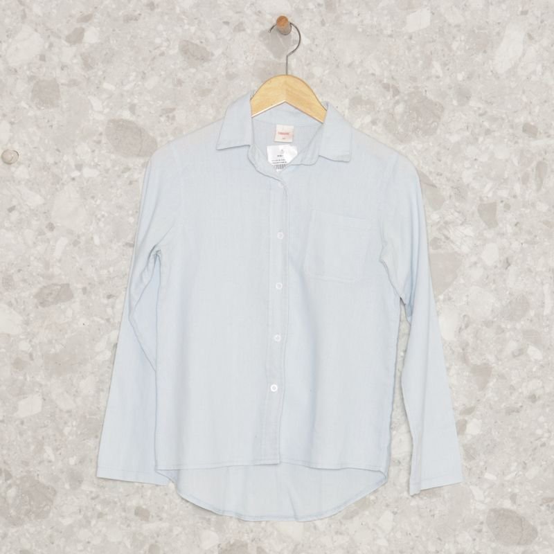 Camisa Azul Claro Urbanic  Camisa Feminina Urbanic Usado 94445645