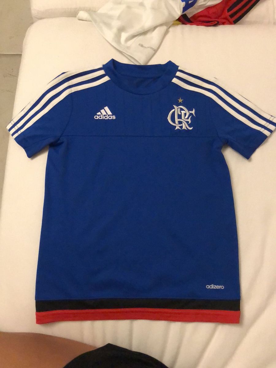 camisa azul do flamengo adidas