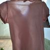 camisa babado vintage - camisetas rosê