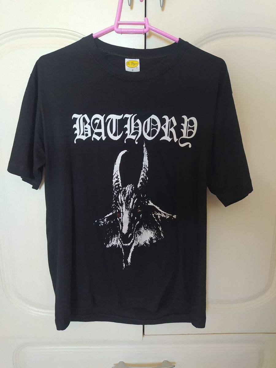 Camiseta Banda Bathory Camiseta Masculina Usado Enjoei