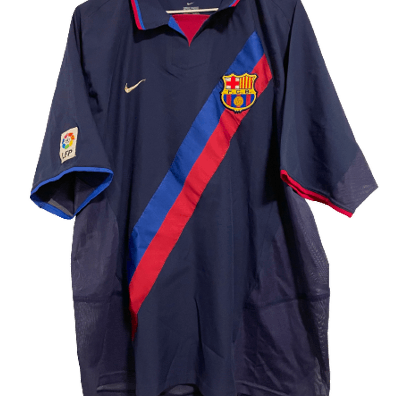 Camisa Barcelona 2003/04 Saviola #7 Uniforme 2 Original | Roupa
