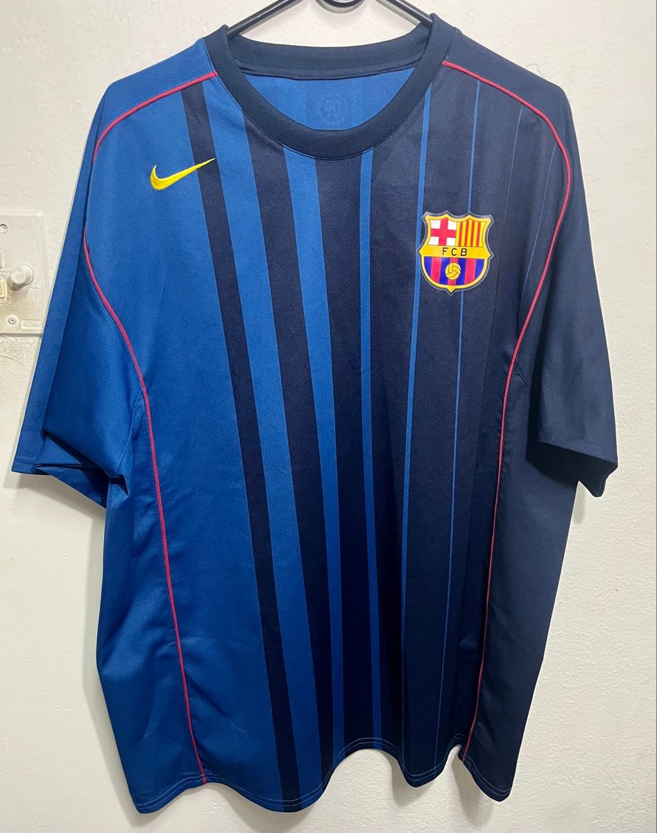 Nike Barcelona 2004-2005 バルセロナ ナイキ Ｍ　バルサ Camisa Barcelona 2004-05 Nike Total 90 Gg Original | Camisa