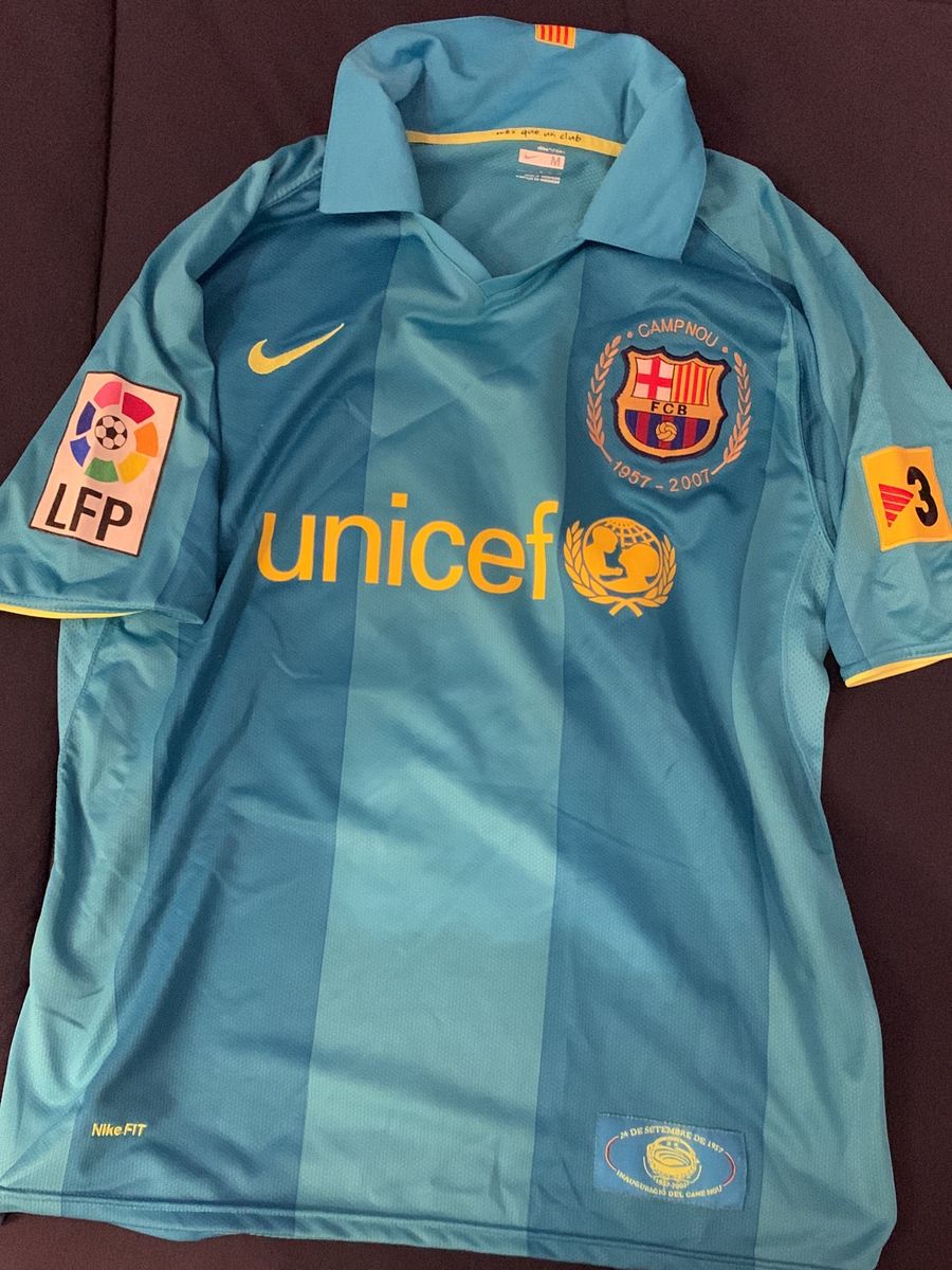 Camisa Barcelona 2007 Henry 14 | Camiseta Masculina Nike Usado