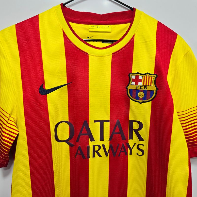 Camisa Barcelona Away 13-14 Mascherano 14 Lfp Importada Oficial