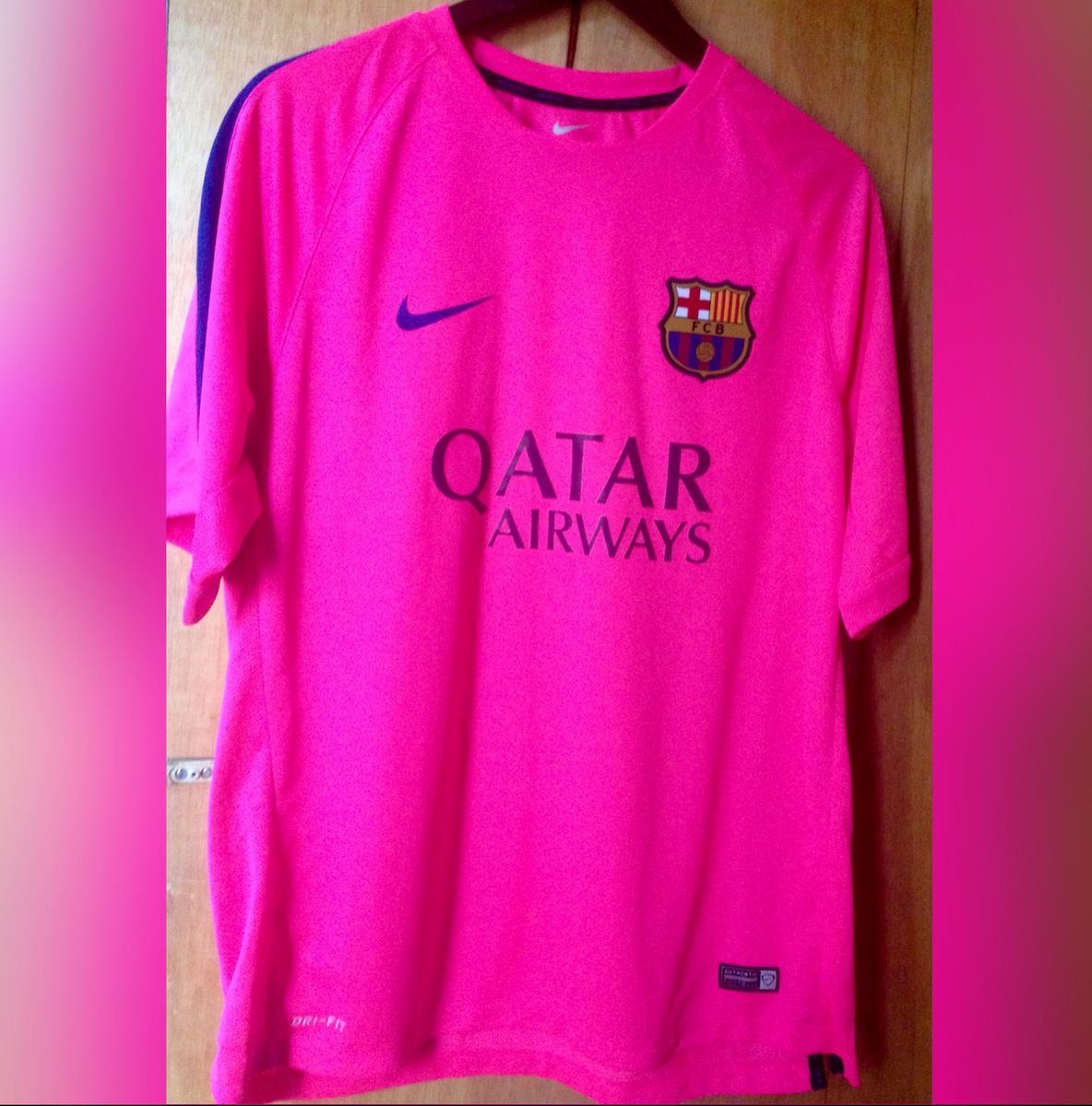 Camisa do store barcelona rosa feminina