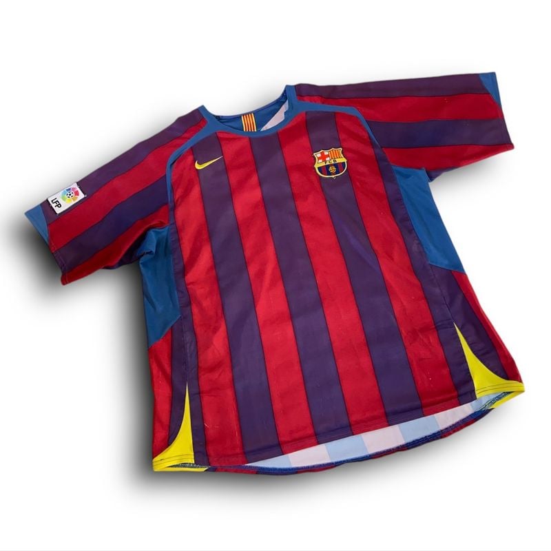 Camisa Barcelona Nike 2005/2006 Ronaldinho Gaúcho | Nike Usado