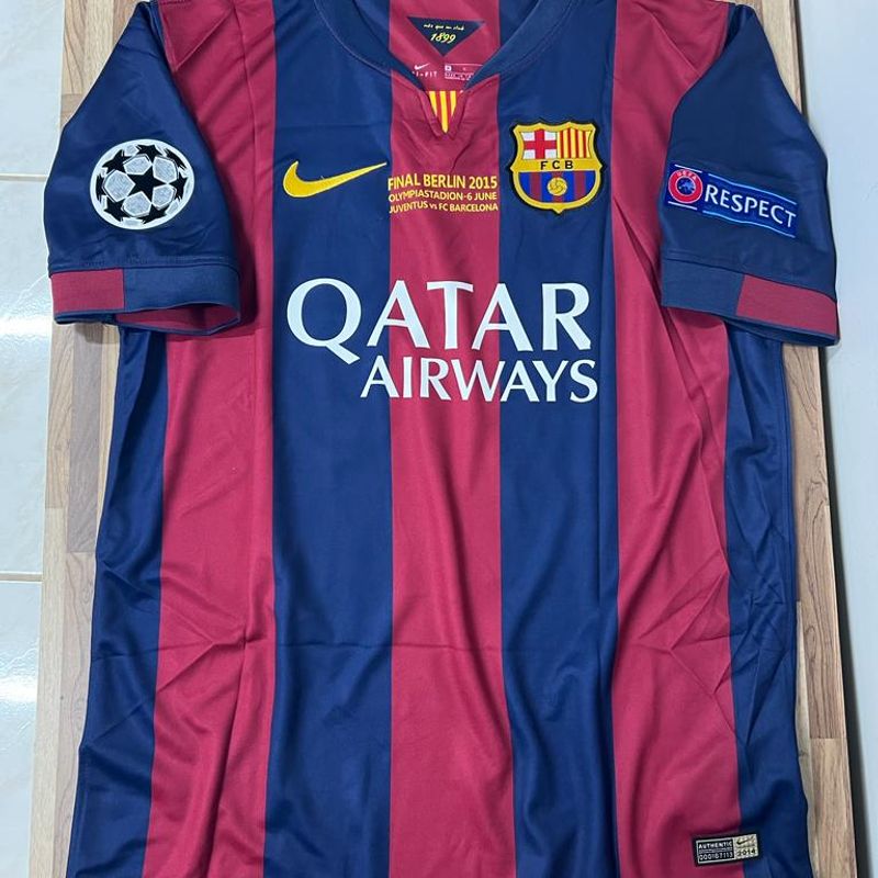 Camiseta Barca Parche Champions Final Champions Camiseta Del