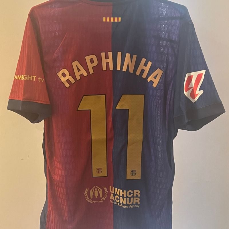 Raphinha 11 バルセロナ✕トラビス コラボ 半袖 シャツ Camisa Barcelona Raphinha Jogador (Barcelona X Travis Scott