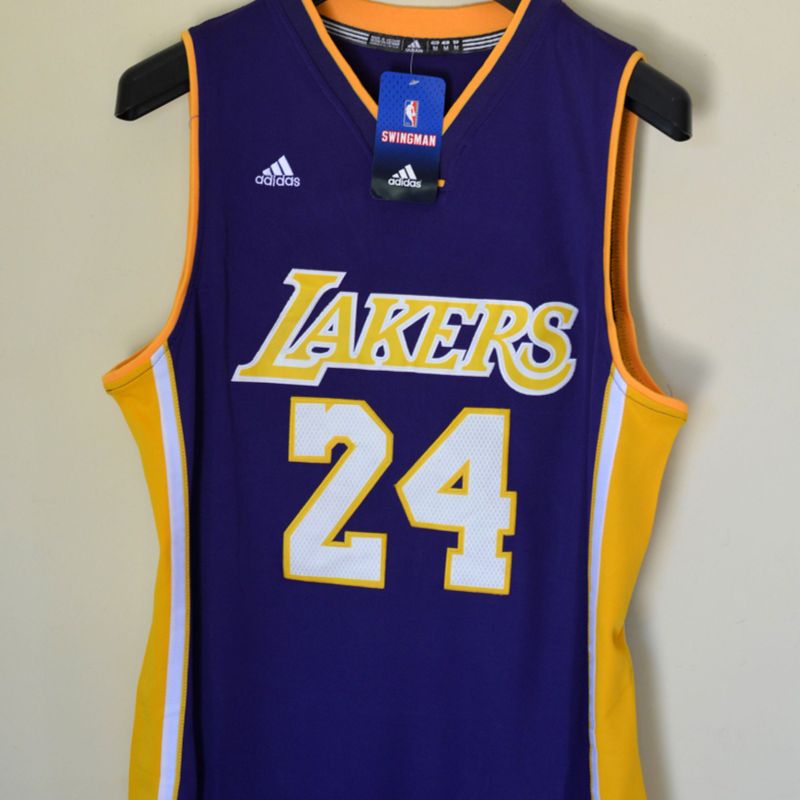 Camisa Basquete Los Angeles Lakers Kobe Bryant 24 Camiseta Masculina Adidas Nunca Usado 39099828 enjoei