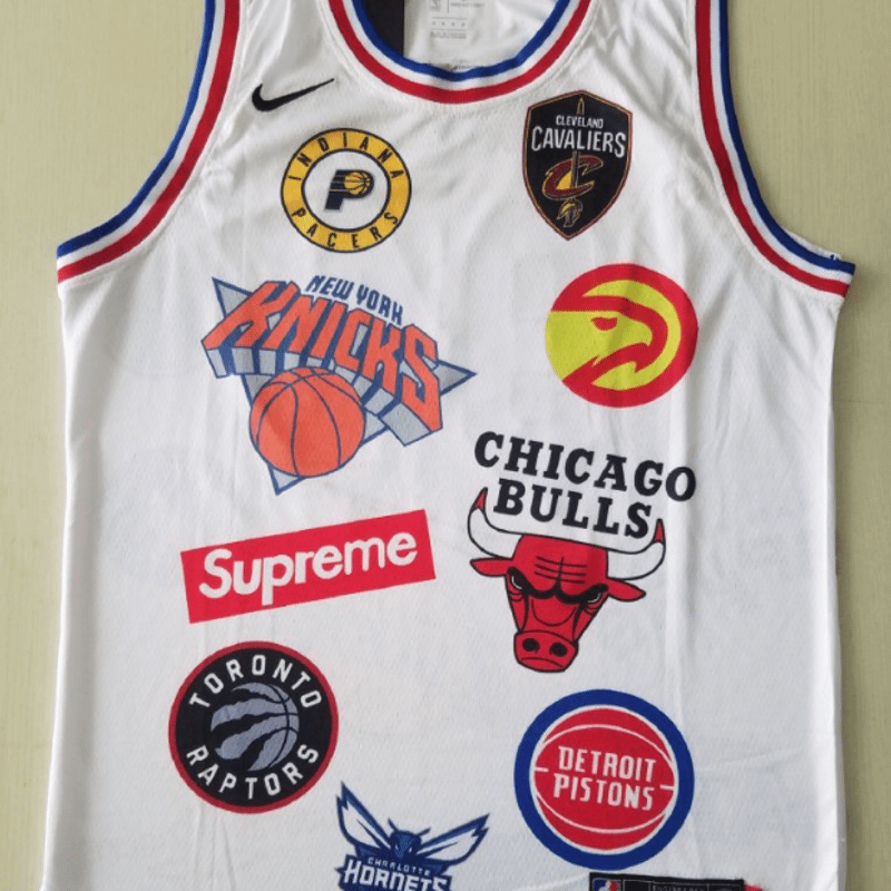 Nike supreme store basketball jersey