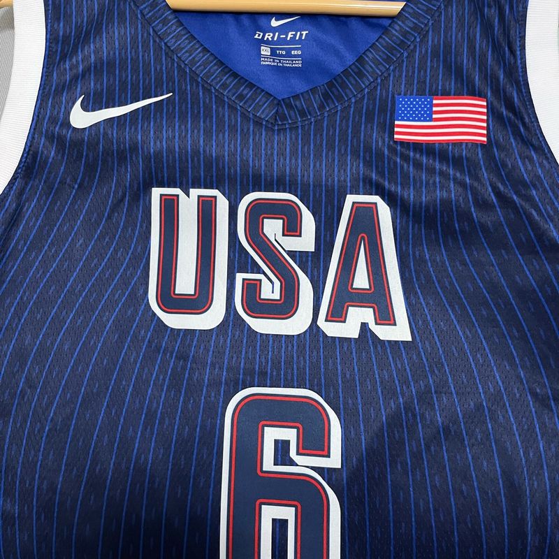 ウェア Nike USA Jersey XXL LeBronJames ALL Sports Loja - Camisa USA Basketball 2024 LeBron James 6