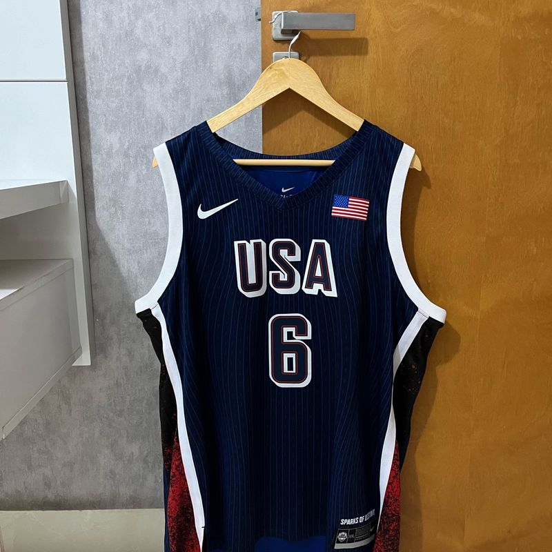 Camisa Basquete Usa Olimpíadas 2024 Lebron James | Nike