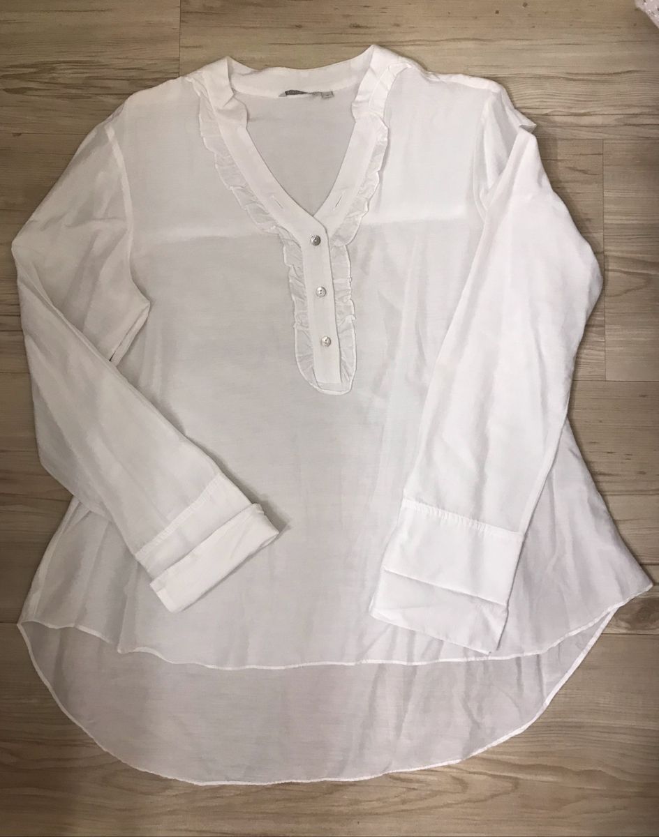 camisa bata feminina