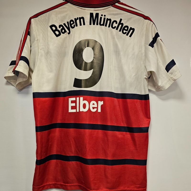 Camisa Bayern Munique Away 98-99 P Elber 9 Bundesliga | Adidas