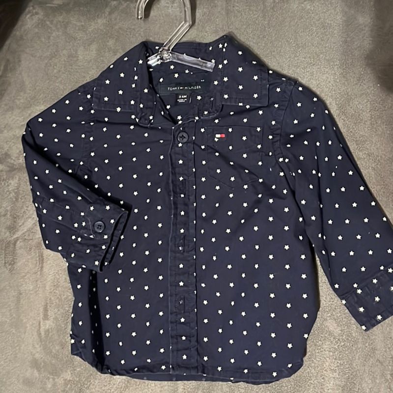 Camisa bebe tommy store hilfiger