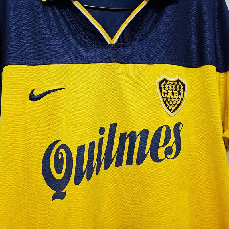 Camisa Boca Juniors Home 98-99 M # 10 Riquelme de Época Oficial