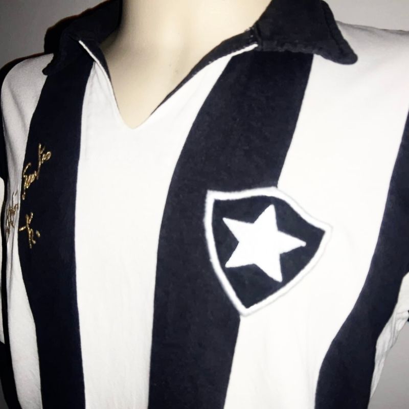 Camisa Botafogo Retrô Nilton Santos 6 Estilo Carioca