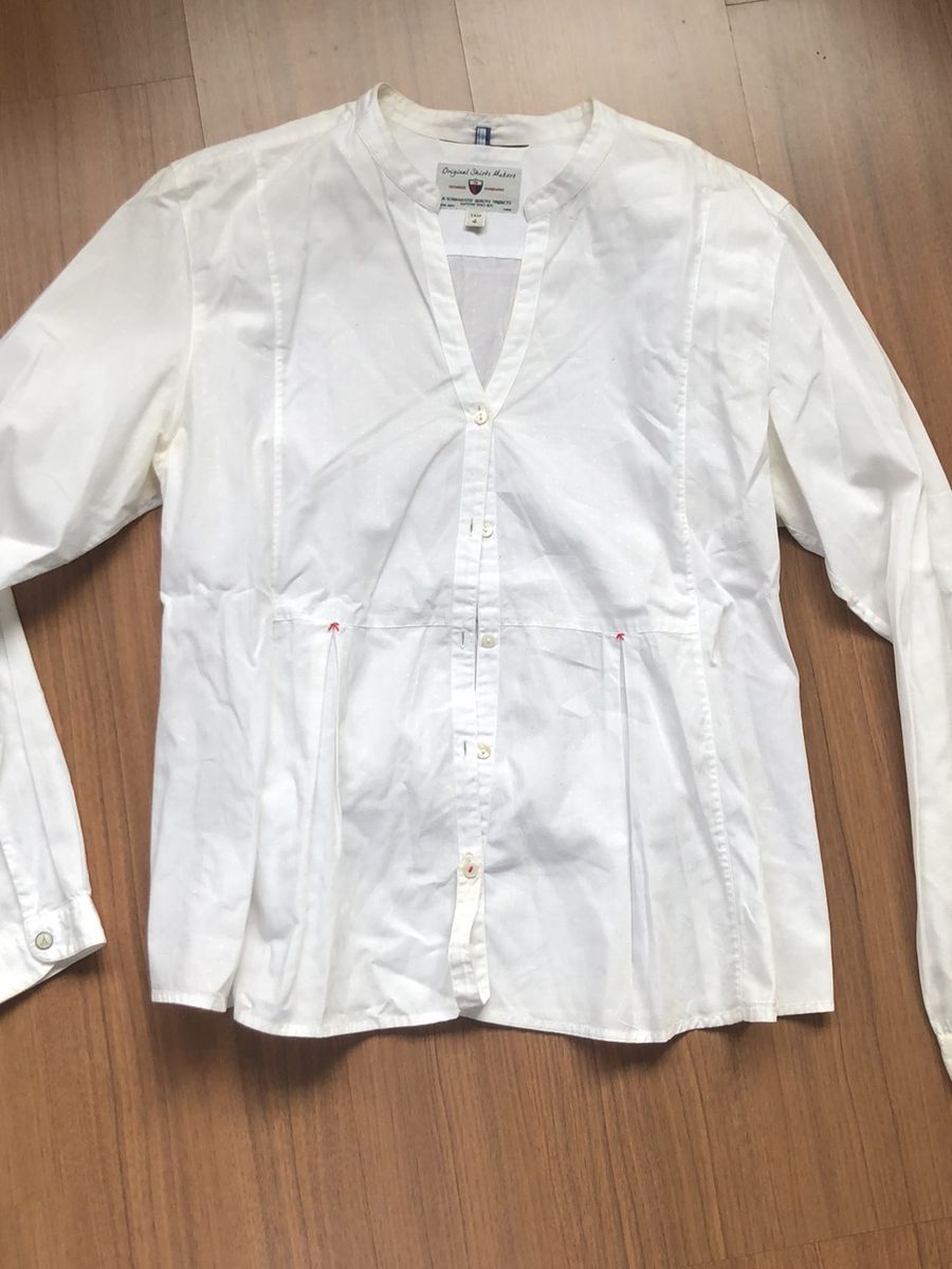 camisa branca feminina alfaiataria