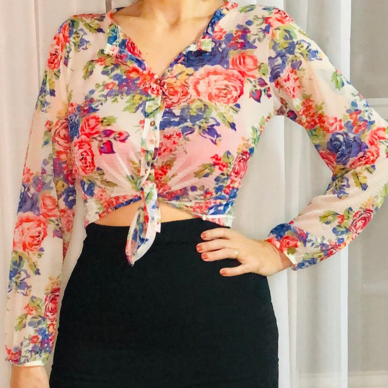 Camisa best sale feminina c&a