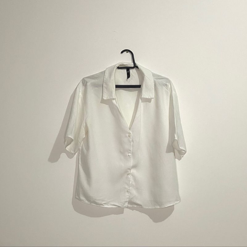 Camisa branca 2024 zara feminina