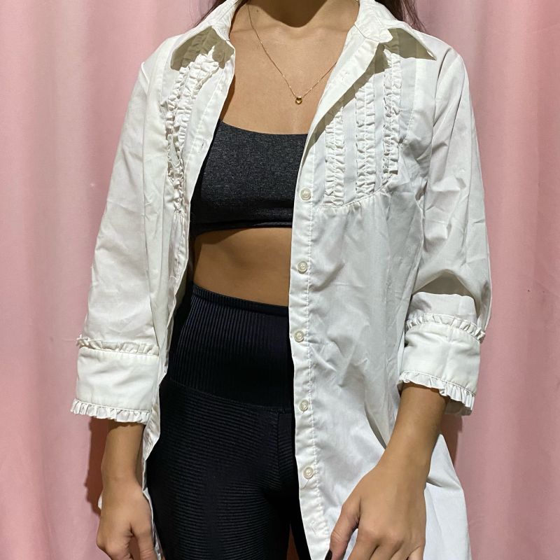 Camisa branca sale feminina marisa