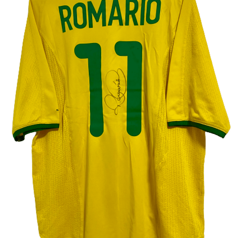 Camisa Nike Brasil 1997 autografada Edmundo