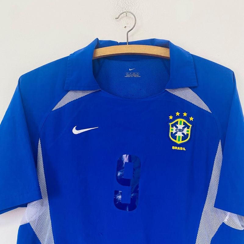 Camisa Brasil Copa 2002 Ronaldinho #11 Duplo Tecido Original | Roupa  Esportiva Masculino Nike Usado 85706647 | enjoei