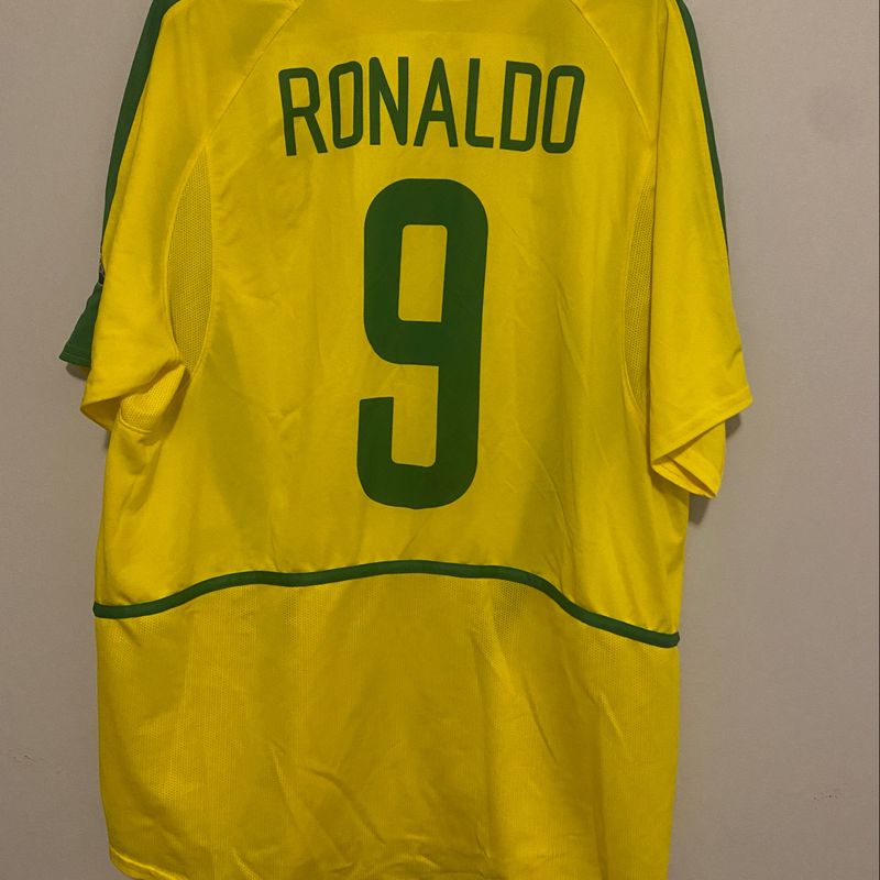 Camisa Nike Brasil 2002 Ronaldo Fênomeno | Roupa Esportiva Masculino Nike  Usado 30555589 | enjoei