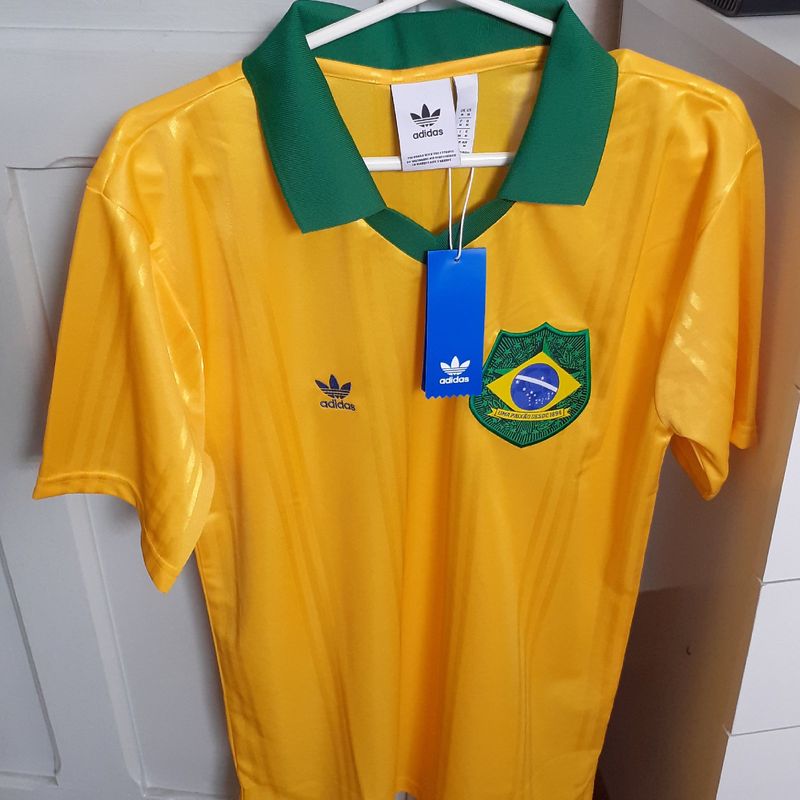 Camisa Brasil Adidas Nova Original Camisa Masculina Adidas Nunca